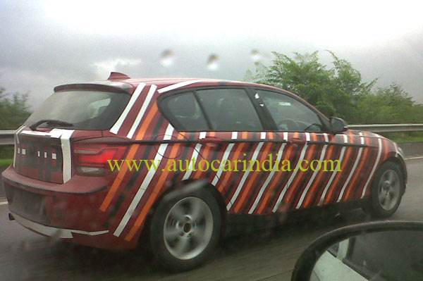 New BMW 1-series spied in India